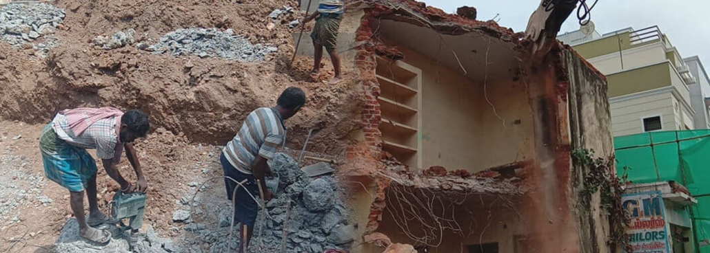 Building Demolition work in Chennai  